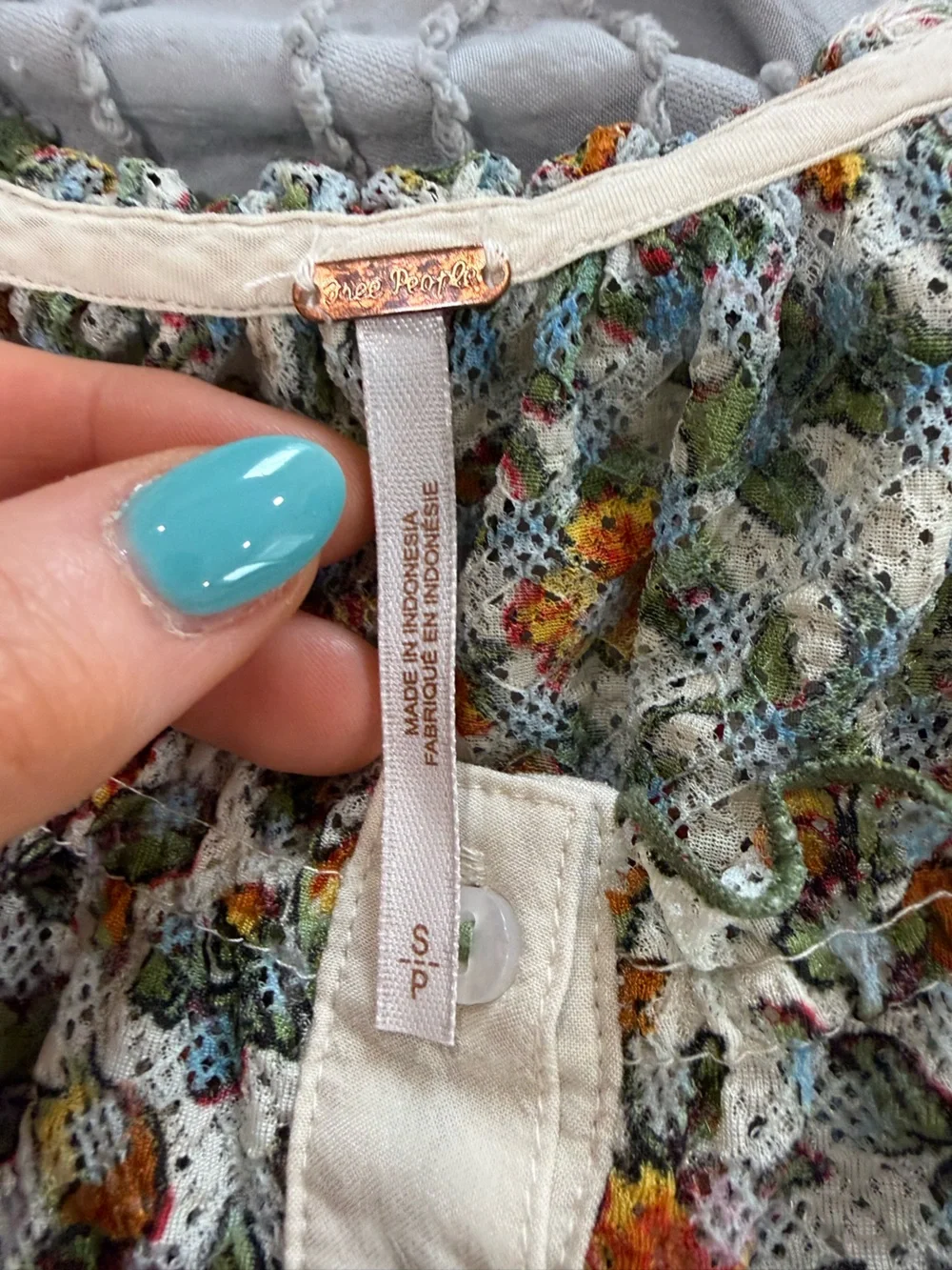 Free People lightweight floral